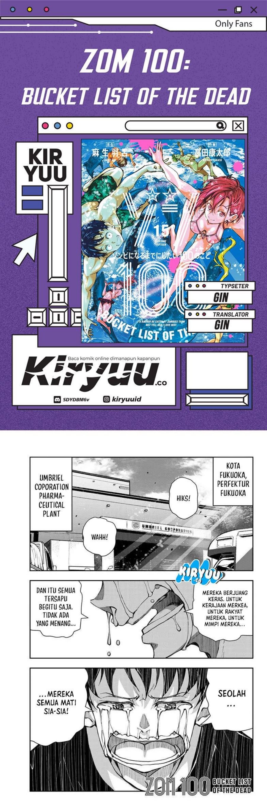 Zombie 100 ~Zombie ni Naru Made ni Shitai 100 no Koto~ Chapter 52 Bahasa Indonesia